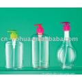plastic large volume bottle with lotion pump for shampoo